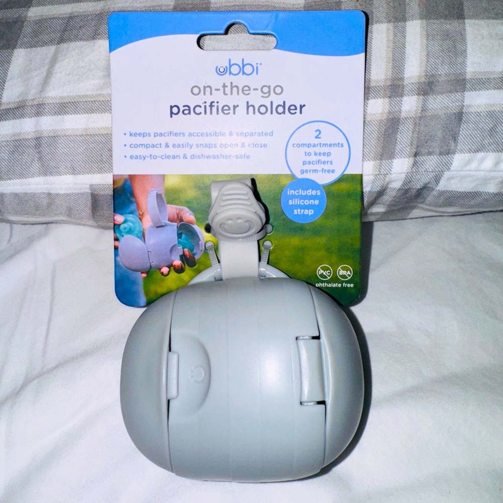 Ubbi On-The-Go Pacifier Holder